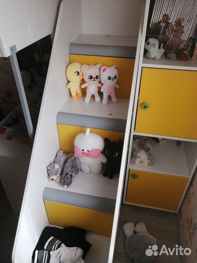 Детская кровать чердак с лесенкой