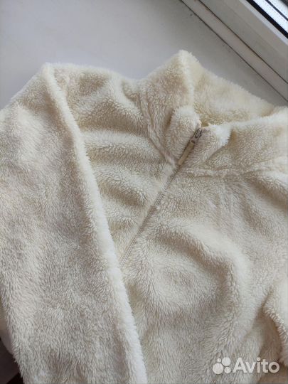 Кофта плюшевая на молнии