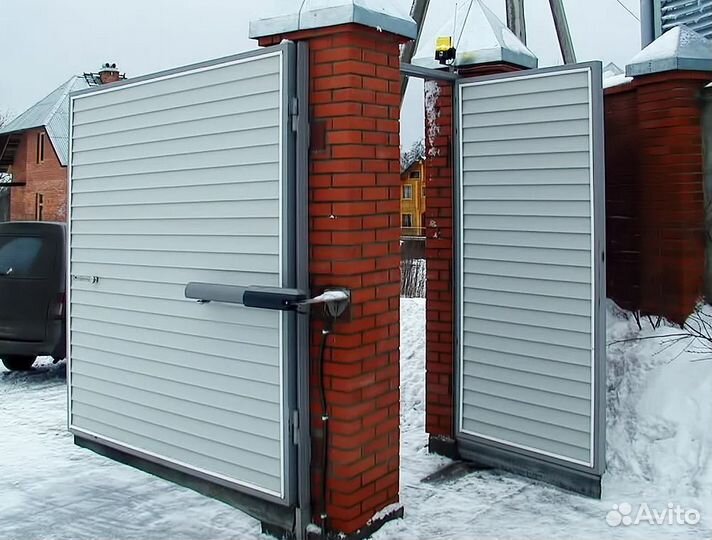 Ворота гаражные распашные откатные автоматические