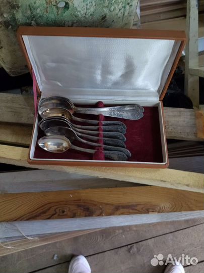 Набор столовых приборов мельхиор СССР