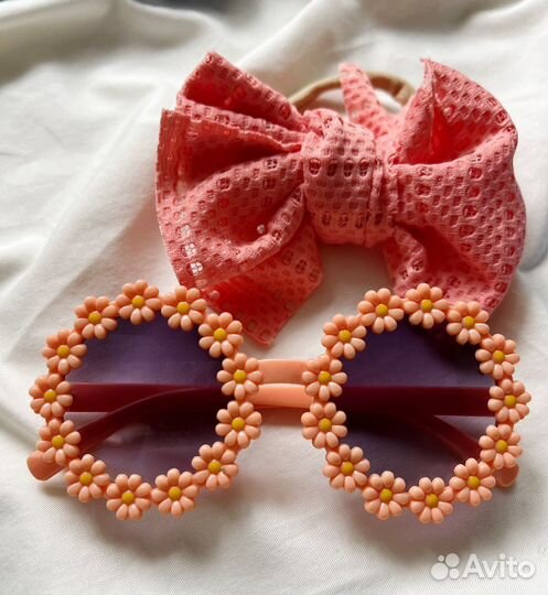 Очки и повязка на голову для девочки