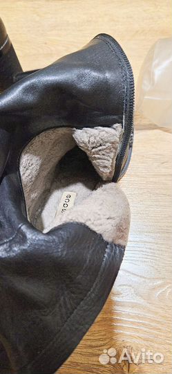 Сапоги женские натуральная кожа 37