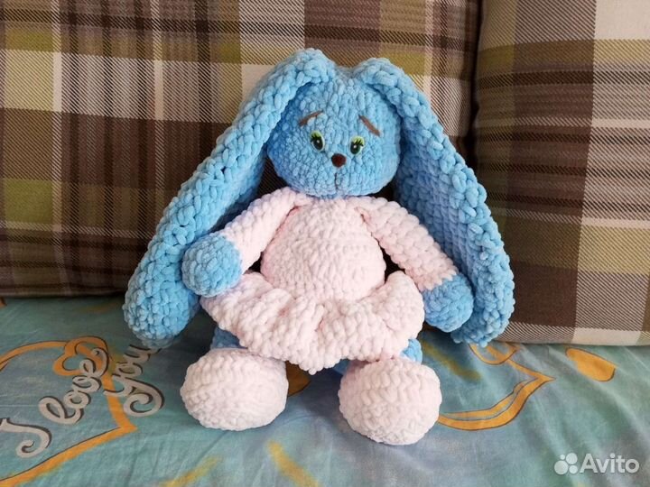 Мягкая игрушка заяц ручная работа