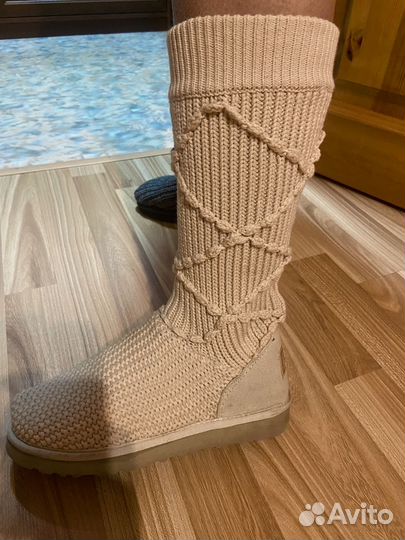 Ugg женские вязаные высокие