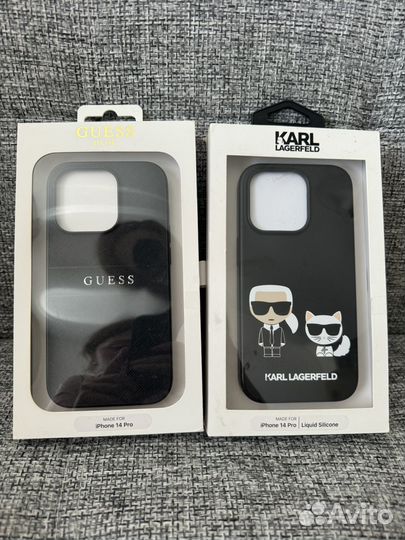 Чехол на iPhone 14 pro guess karl lagerfeld