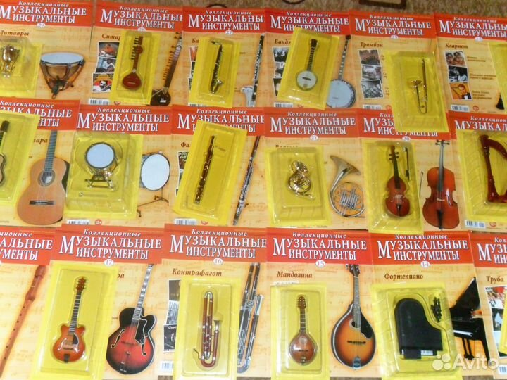 Музыкальные инструменты в миниатюре