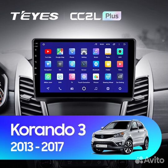 Магнитола санг енг корандо актион SsangYong