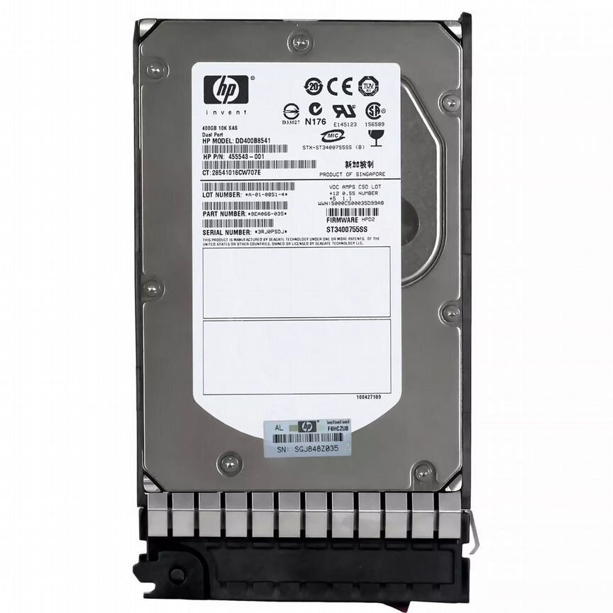 [459508-B21] Жесткий Диск Hp 456896-001 400gb Sas 459508-B21
