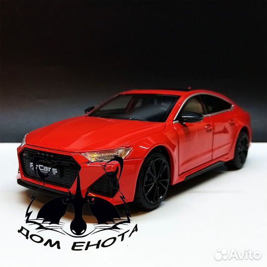 Машинка audi RS7 модель метал Ауди 7 1:24 20см