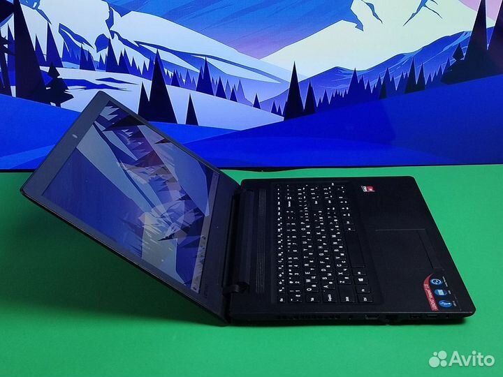 Тонкий Lenovo 15/4 ядра/4Гб/SSD