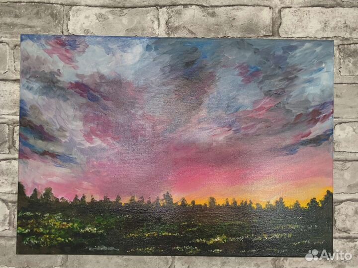 Картины акрилом на холсте
