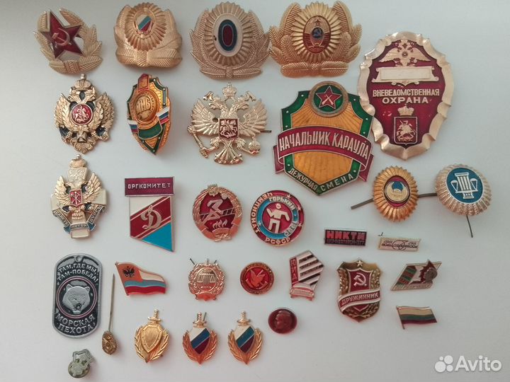 Значки и медали СССР