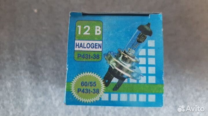 Лампа 12V H4 60/55W P43t-38