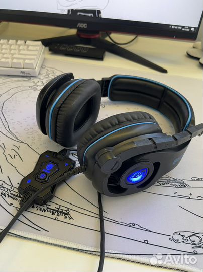 Игровые наушники sades hammer(микро н.р.)