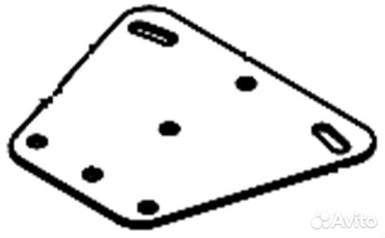 Кронштейн замкового устройства на прицепах мзса 8