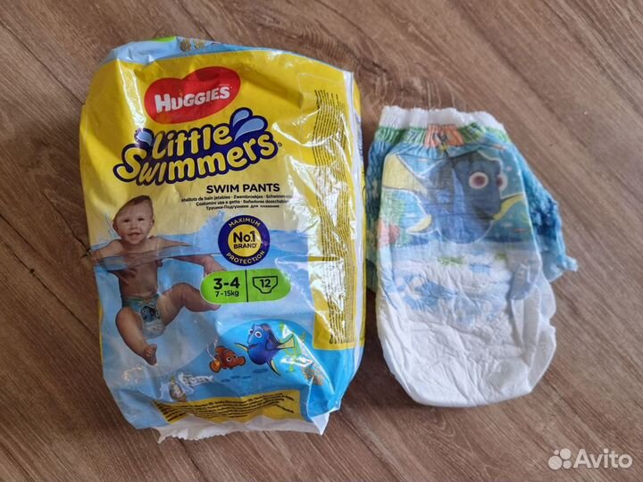 Трусики huggies для плавания