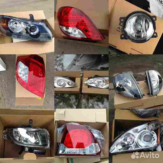 Pajero Фонарь задний внешний левый, молдинг белый