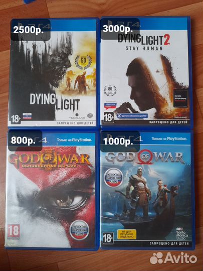 Игры для приставок ps4