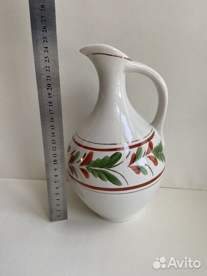 Глиняный кувшин. СССР. С изящным горлышком