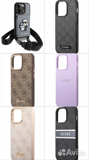 Чехол на iPhone 14 pro guess,karl lagerfeld