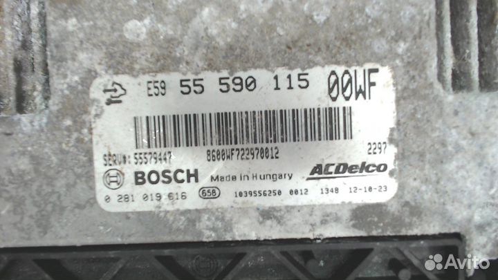 Блок управления двигателем Opel Corsa D, 2012