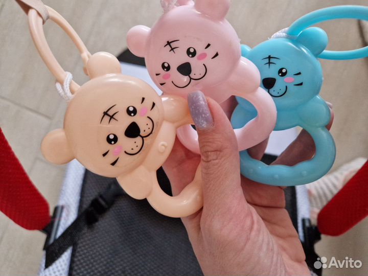 Детский шезлонг качалка