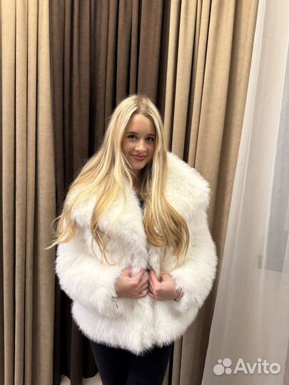 Шубка из эко-меха люкс