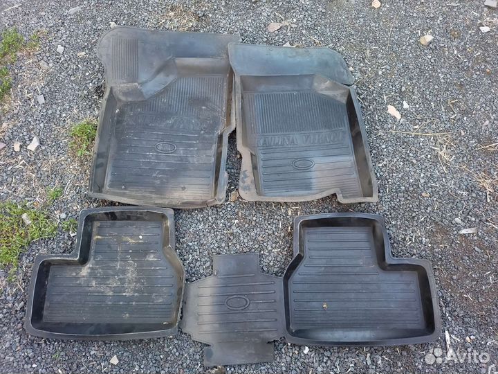 Автомобильные коврики резиновые Лада Калина Гранта
