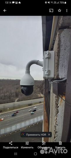 Монтаж камер видеонаблюдения