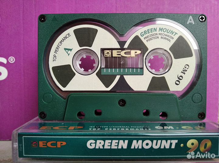 Аудиокассета ECP Green Mount 90