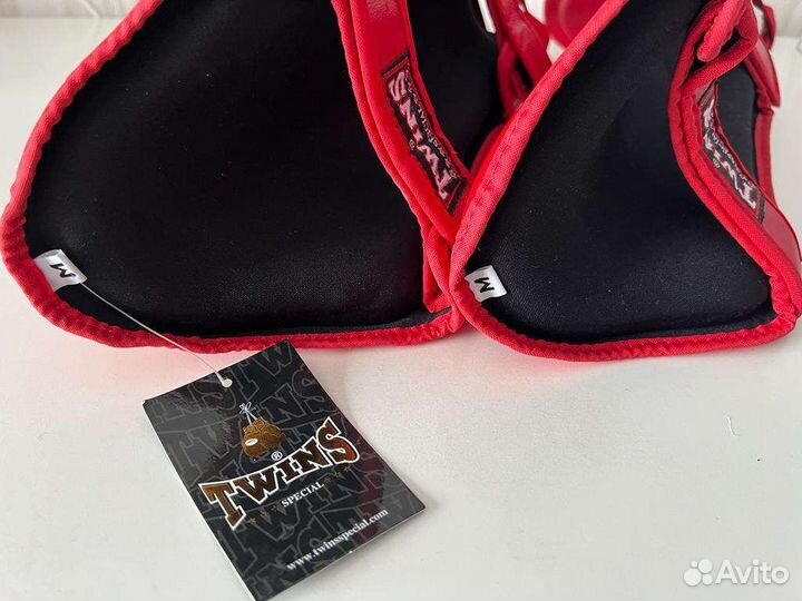 Защита голени и стопы twins новые кожаные М