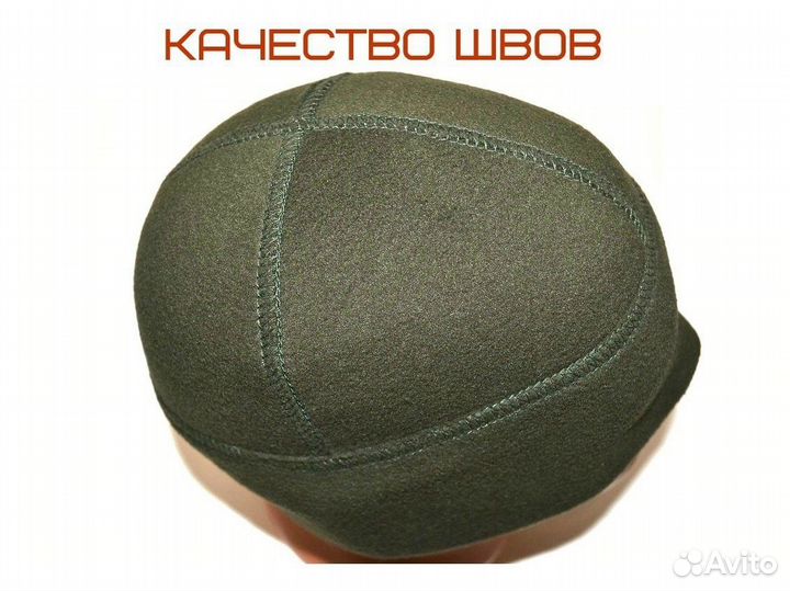 Шапка флисовая серая втс