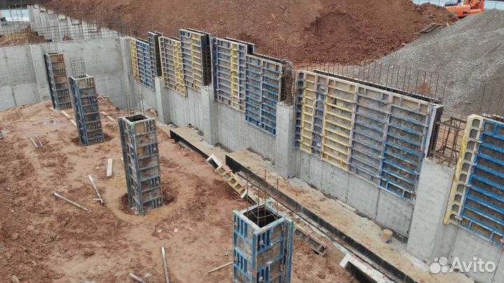 Опалубка стеновая для монолита, стальная 3.0м