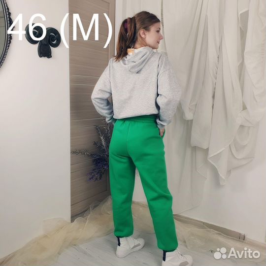 Джоггеры с флисом М 7986