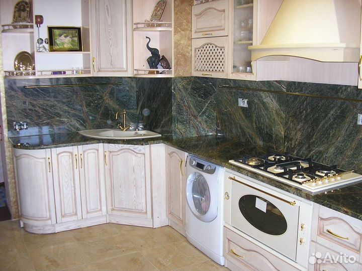 Столешница угловая, под заказ, из камня