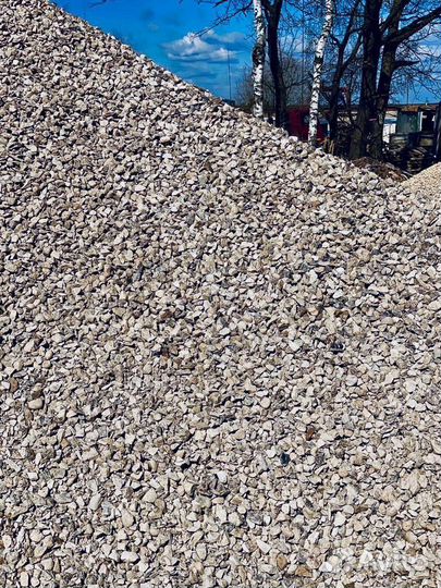 Щебень доломитный на подушку