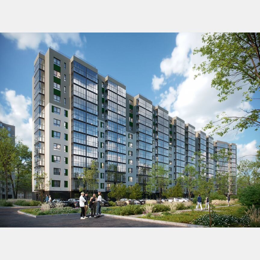 1-к. квартира, 27 м², 10/12 эт.