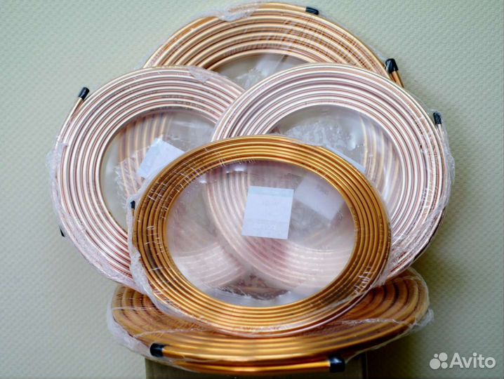 Медные трубки, расходка кондиционерная