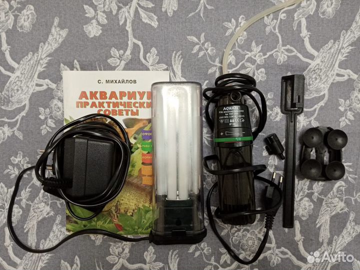 Аквариум с фильтром и светом