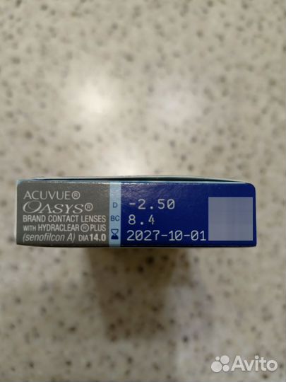 Линзы acuvue oasys - 2.5