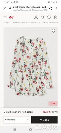 Летний комбинезон Н&М новый