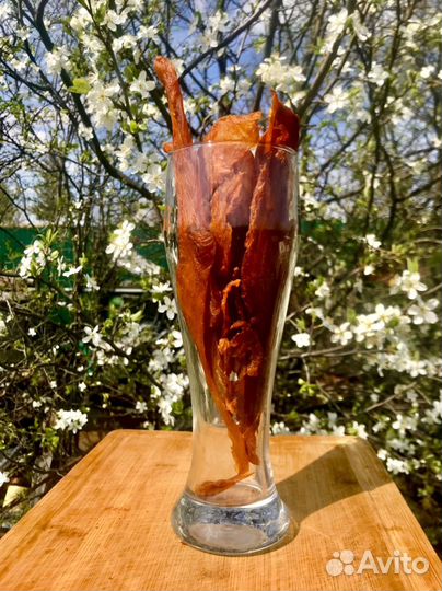 Мясные чипсы джерки вяленое мясо