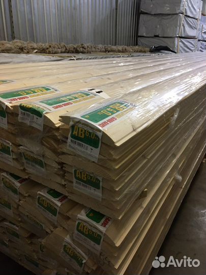 Имитация бруса, Доска пола, Блок-хаус сортав 146мм