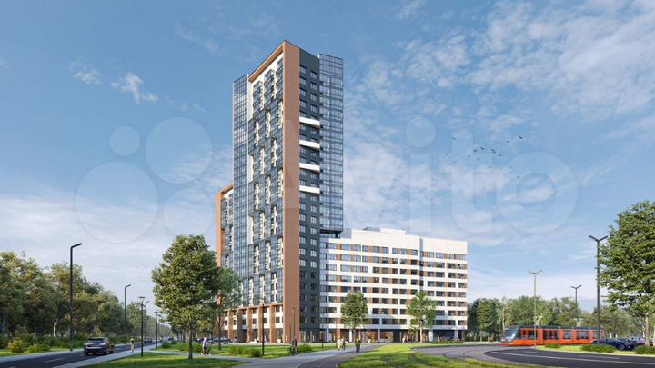 2-к. квартира, 58,3 м², 16/24 эт.