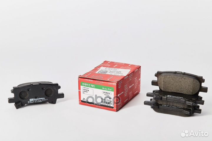 Колодки зад. lexus (RX (MHU3,GSU3,MCU3 ) /toyo