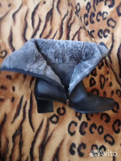 Сапоги женские зимние натуральная кожа