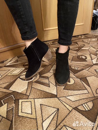 Ботильоны женские натуральная замша 37 размер