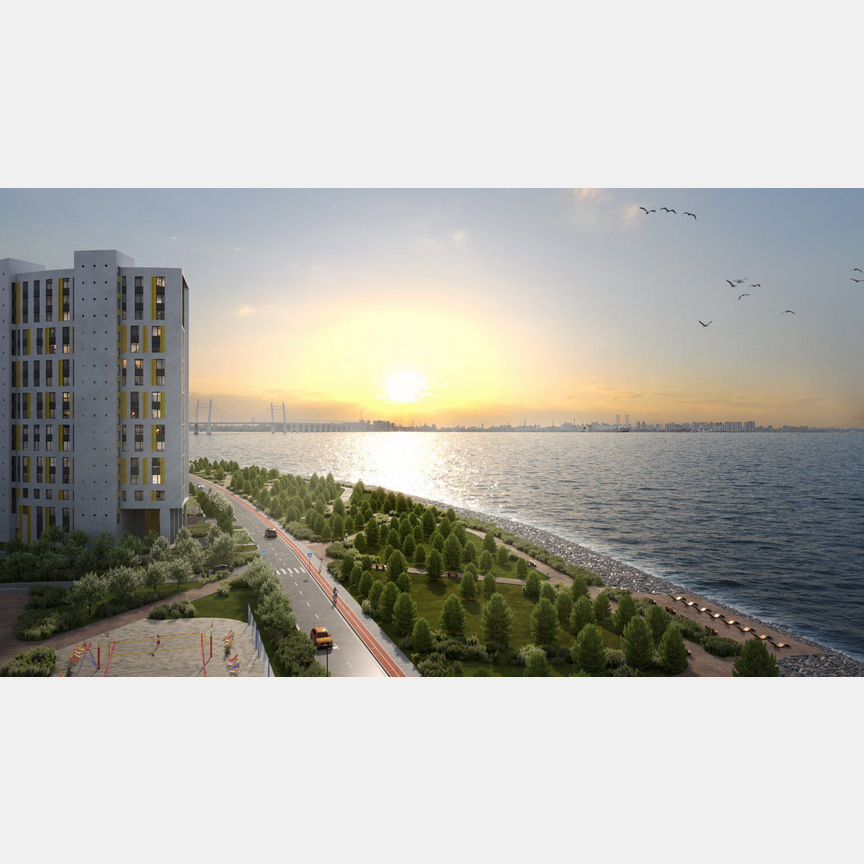 2-к. квартира, 56,4 м², 11/15 эт.