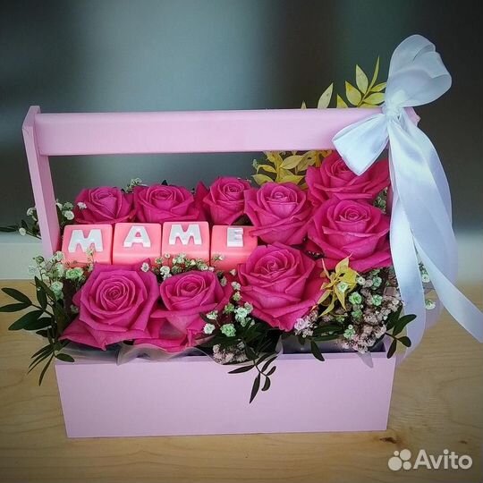 Цветы в ящике 020