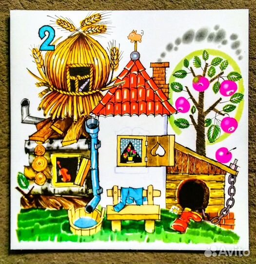 Детские настольные игры СССР Домики Сказки Лото бо